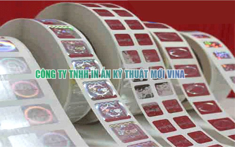 Tem nhãn, Decal cuộn - In Tem Nhãn Kỹ Thuật Mới Vina - Công Ty TNHH In ấn Kỹ Thuật Mới Vina